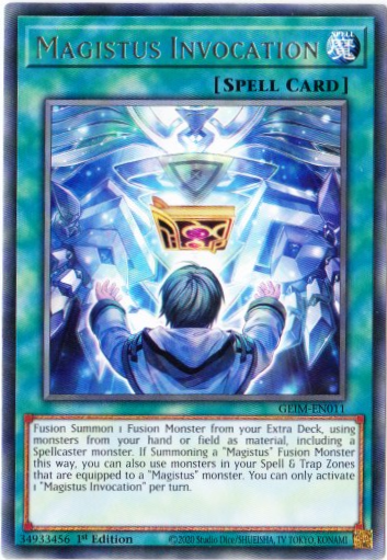 Yu-Gi-Oh! | Magistus Invocation | GEIM-EN011 | Rare | 1st Ed