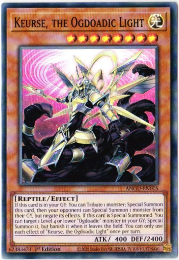 Yu-Gi-Oh! | Keurse, the Ogdoadic Light | ANGU-EN005 | Super Rare | 1st Ed