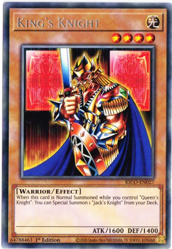 Yu-Gi-Oh! | King's Knight | KICO-EN027 | Rare | 1st Ed