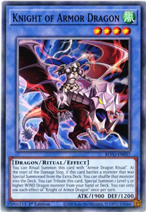 Yu-Gi-Oh! | Knight of Armor Dragon | BLVO-EN037 | Common | 1st Ed