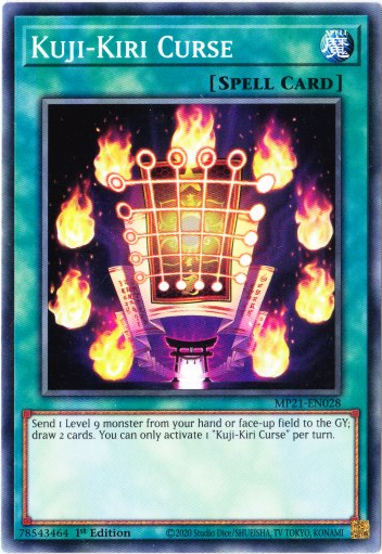 Yu-Gi-Oh! | Kuji-Kiri Curse | MP21-EN028 | Common | 1st Edition