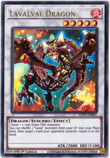 Yu-Gi-Oh! | Lavalval Dragon | GFTP-EN047 | Ultra Rare | 1st Edition