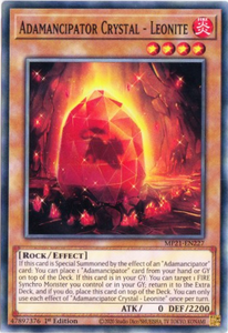 Yu-Gi-Oh! | Adamancipator Crystal - Leonite | MP21-EN227 | Common | 1st Edition