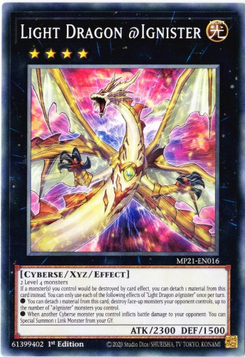 Yu-Gi-Oh! | Light Dragon @Ignister | MP21-EN016 | Common | 1st Edition