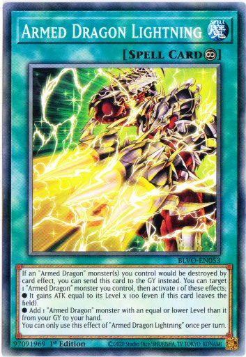 Yu-Gi-Oh! | Armed Dragon Lightning | BLVO-EN053 | Common | 1st Ed