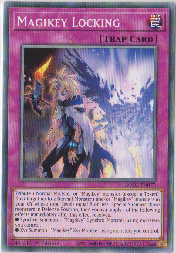 Yu-Gi-Oh! | Magikey Locking | BODE-EN077 | Common | 1st Edition