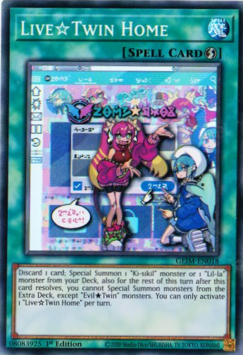 Yu-Gi-Oh! | Live Twin Home | GEIM-EN018 | Super Rare | 1st Edition