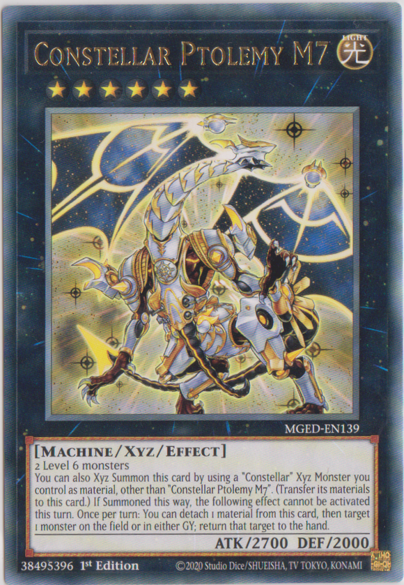 Yu-Gi-Oh! | Constellar Ptolemy M7 | MGED-EN139 | Rare | 1st Edition