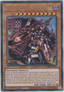 Yu-Gi-Oh! | Machina Ruinforce | BODE-EN028 | Ultra Rare | 1st Edition