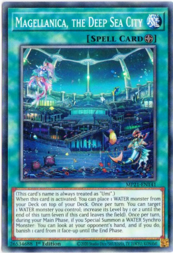 Yu-Gi-Oh! | Magellanica, the Deep Sea City | MP21-EN141 | Common | 1st Edition