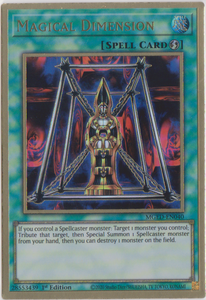 Yu-Gi-Oh! | Magical Dimension | MGED-EN040 | Premium Gold Rare | 1st Edition