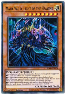 Yu-Gi-Oh! | Maha Vailo, Light of the Heavens | BLVO-EN024 | Super Rare 1st Edition