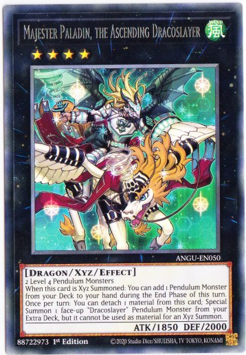 Yu-Gi-Oh! | Majester Paladin, the Ascending Dracoslayer | ANGU-EN050 | Rare | 1st Ed