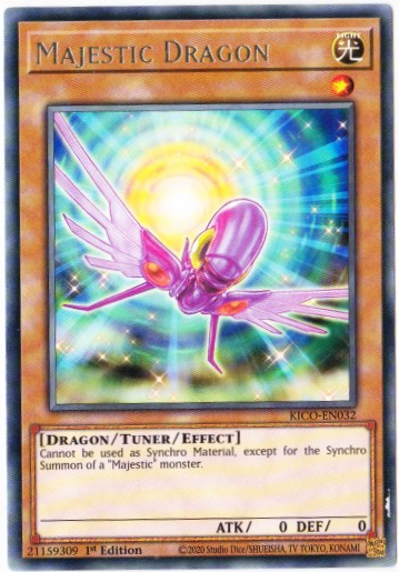 Yu-Gi-Oh! | Majestic Dragon | KICO-EN032 | Rare | 1st Ed