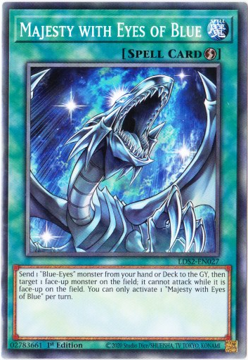 Yu-Gi-Oh! | Majesty with Eyes of Blue | LDS2-EN027 | Common | 1st Ed