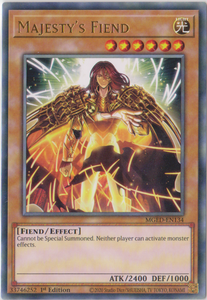 Yu-Gi-Oh! | Majesty's Fiend | MGED-EN134 | Rare | 1st Edition