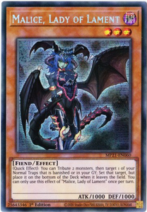 Yu-Gi-Oh! | Malice, Lady of Lament | MP21-EN060 | Prismatic Secret Rare | 1st Edition