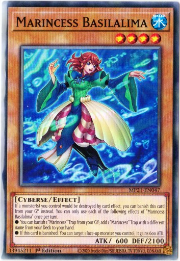 Yu-Gi-Oh! | Marincess Basilalima | MP21-EN047 | Common | 1st Edition