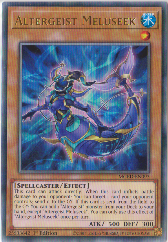 Yu-Gi-Oh! | Altergeist Meluseek | MGED-EN093 | Rare | 1st Edition