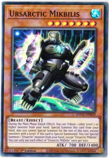 Yu-Gi-Oh! | Ursarctic Mikbilis | ANGU-EN029 | Super Rare | 1st Ed