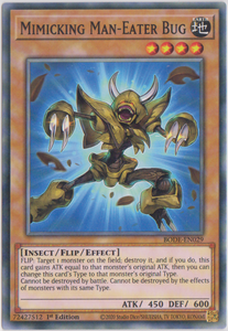 Yu-Gi-Oh! | Mimicking Man-Eater Bug | BODE-EN029 | Common | 1st Edition