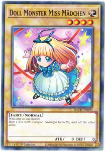 Yu-Gi-Oh! | Doll Monster Miss Madchen | BACH-EN093 | Common | 1st Edition