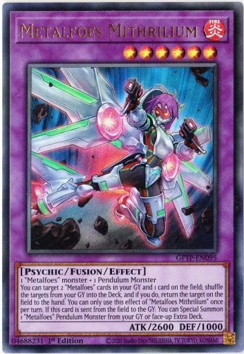 Yu-Gi-Oh! | Metalfoes Mithrilium | GFTP-EN095 | Ultra Rare | 1st Edition