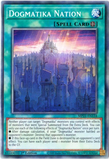 Yu-Gi-Oh! | Dogmatika Nation | MP21-EN134 | Common | 1st Edition