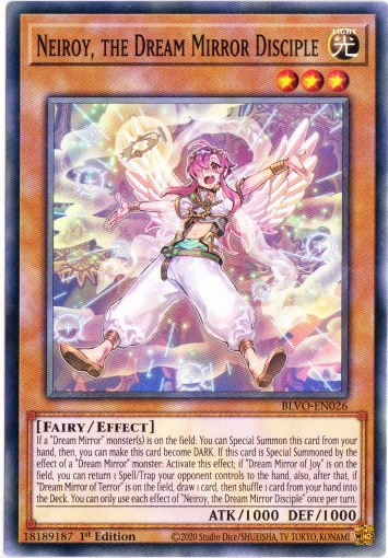 Yu-Gi-Oh! | Neiroy, the Dream Mirror Disciple | BLVO-EN026 | Common | 1st Ed