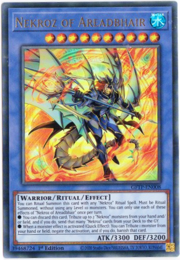 Yu-Gi-Oh! | Nekroz of Areadbhair | GFTP-EN008 | Ultra Rare | 1st Edition