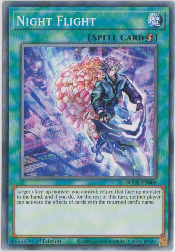 Yu-Gi-Oh! | Night Flight | BODE-EN068 | Common | 1st Edition