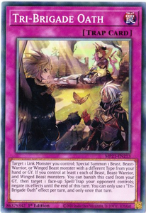 Yu-Gi-Oh! | Tri-Brigade Oath | MP21-EN213 | Common | 1st Edition