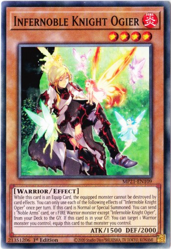 Yu-Gi-Oh! | Infernoble Knight Ogier | MP21-EN109 | Common | 1st Edition