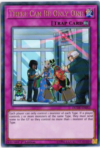 Yu-Gi-Oh! | There Can Be Only One | DUDE-EN053 | Ultra Rare | 1st Edition