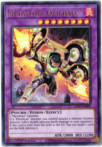 Yu-Gi-Oh! | Metalfoes Orichalc | GFTP-EN094 | Ultra Rare | 1st Edition