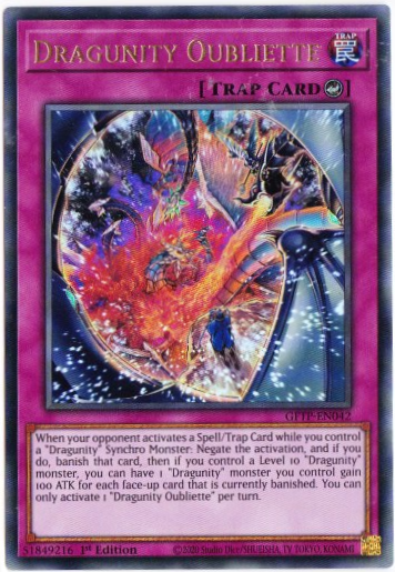 Yu-Gi-Oh! | Dragunity Oubliette | GFTP-EN042 | Ultra Rare | 1st Edition