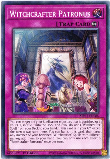 Yu-Gi-Oh! | Witchcrafter Patronus | MP21-EN085 | Common | 1st Edition