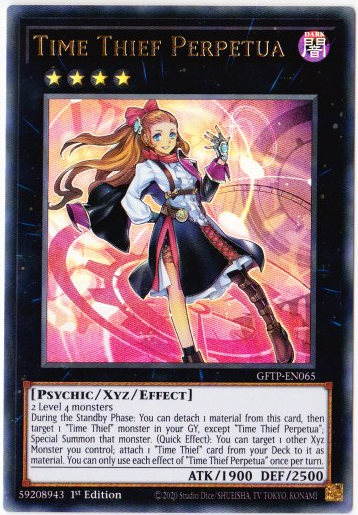 Yu-Gi-Oh! | Time Thief Perpetua | GFTP-EN065 | Ultra Rare | 1st Edition