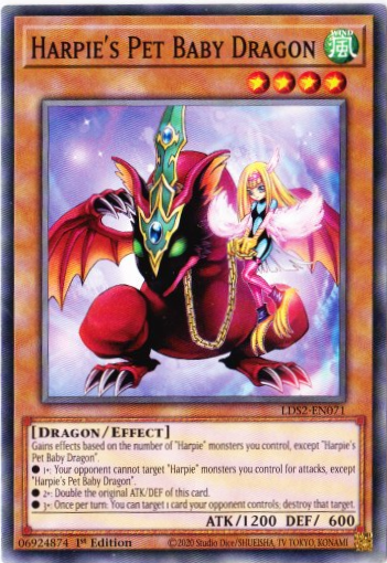 Yu-Gi-Oh! | Harpie's Pet Baby Dragon | LDS2-EN071 | Common | 1st Ed