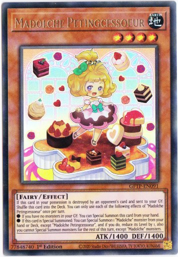 Yu-Gi-Oh! | Madolche Petingcessoeur | GFTP-EN091 | Ultra Rare | 1st Edition