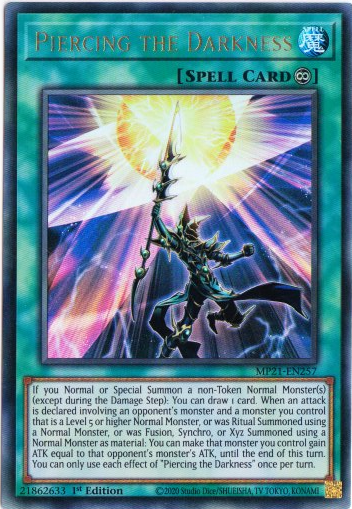 Yu-Gi-Oh! | Piercing the Darkness | MP21-EN257 | Ultra Rare | 1st Edition