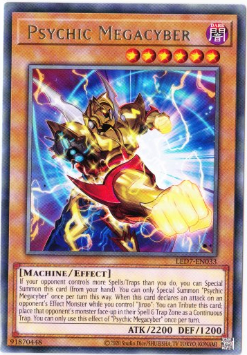 Yu-Gi-Oh! | Psychic Megacyber | LED7-EN033 | Rare