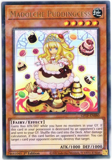 Yu-Gi-Oh! | Madolche Puddingcess | GFTP-EN080 | Ultra Rare | 1st Edition