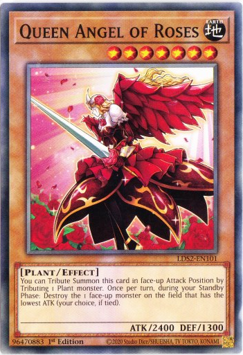 Yu-Gi-Oh! | Queen Angel of Roses | LDS2-EN101 | Common | 1st Ed