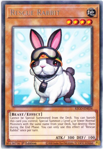 Yu-Gi-Oh! | Rescue Rabbit | KICO-EN034 | Rare | 1st Ed