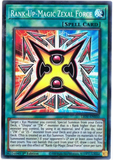 Yu-Gi-Oh! | Rank-Up Magic Zexal Force | LIOV-EN050 | Super Rare | 1st Ed