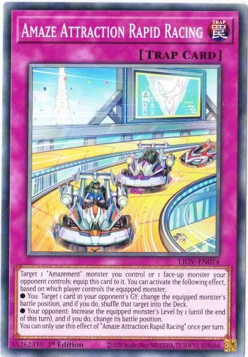 Yu-Gi-Oh! | Amaze Attraction Rapid Racing | LIOV-EN074 | Common | 1st Ed