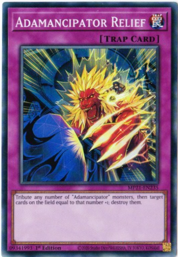 Yu-Gi-Oh! | Adamancipator Relief | MP21-EN235 | Super Rare | 1st Edition