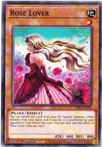 Yu-Gi-Oh! | Rose Lover | LDS2-EN102 | Common | 1st Ed