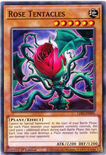 Yu-Gi-Oh! | Rose Tentacles | LDS2-EN095 | Common | 1st Ed